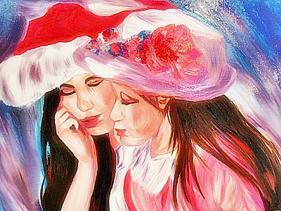 Deux Soeurs en Rose