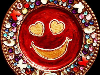 Smiley Birthday Plate