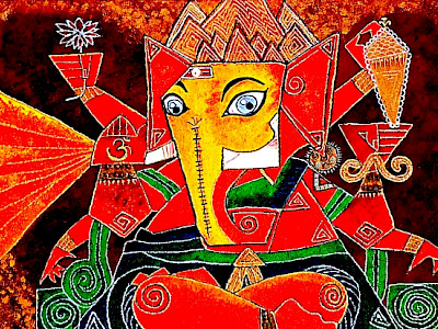 Grey Eyes Ganesh